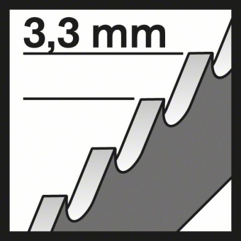 Пильное полотно T 301 CHM Clean for Solid Surface 2608667450